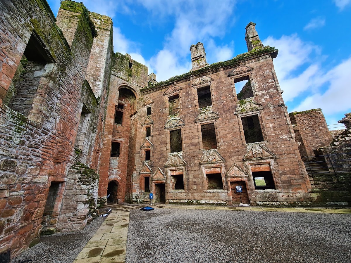 Caerlaverock Castle, further view