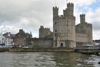 Caernarfon Castle, Gwynedd - second view