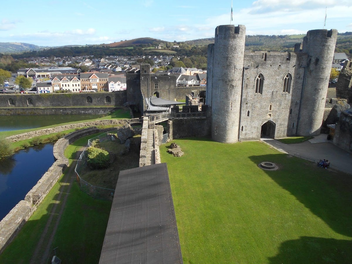 Caerphilly Castle, further view