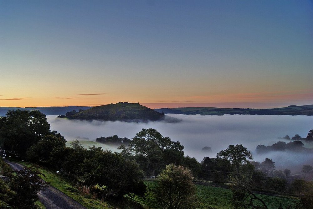 Castell Dinas Bran above Llangollen - the best-reviewed free castle on the roll, and a steep climb from the town to reach it.