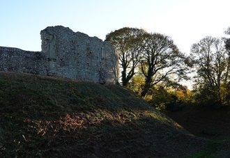 Castle Acre Castle and Bailey Gate, Norfolk - second view