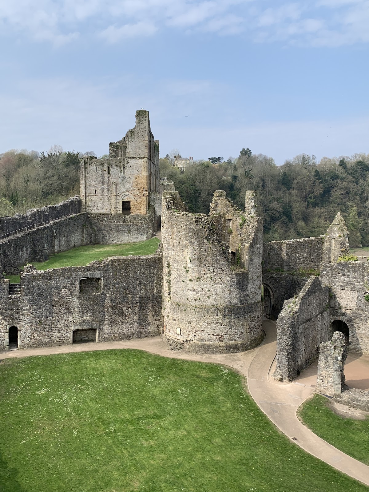 Chepstow Castle, further view