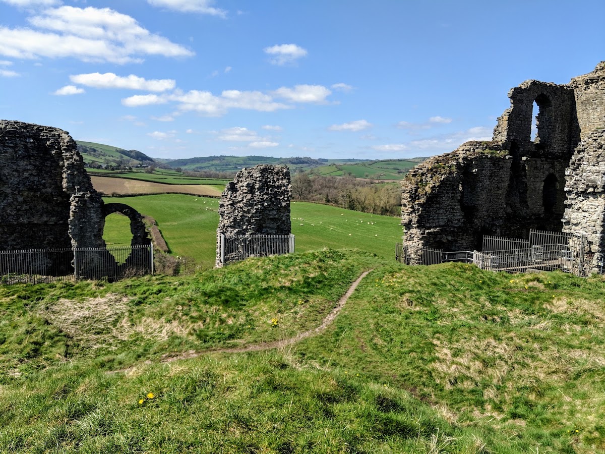 Clun Castle, further view