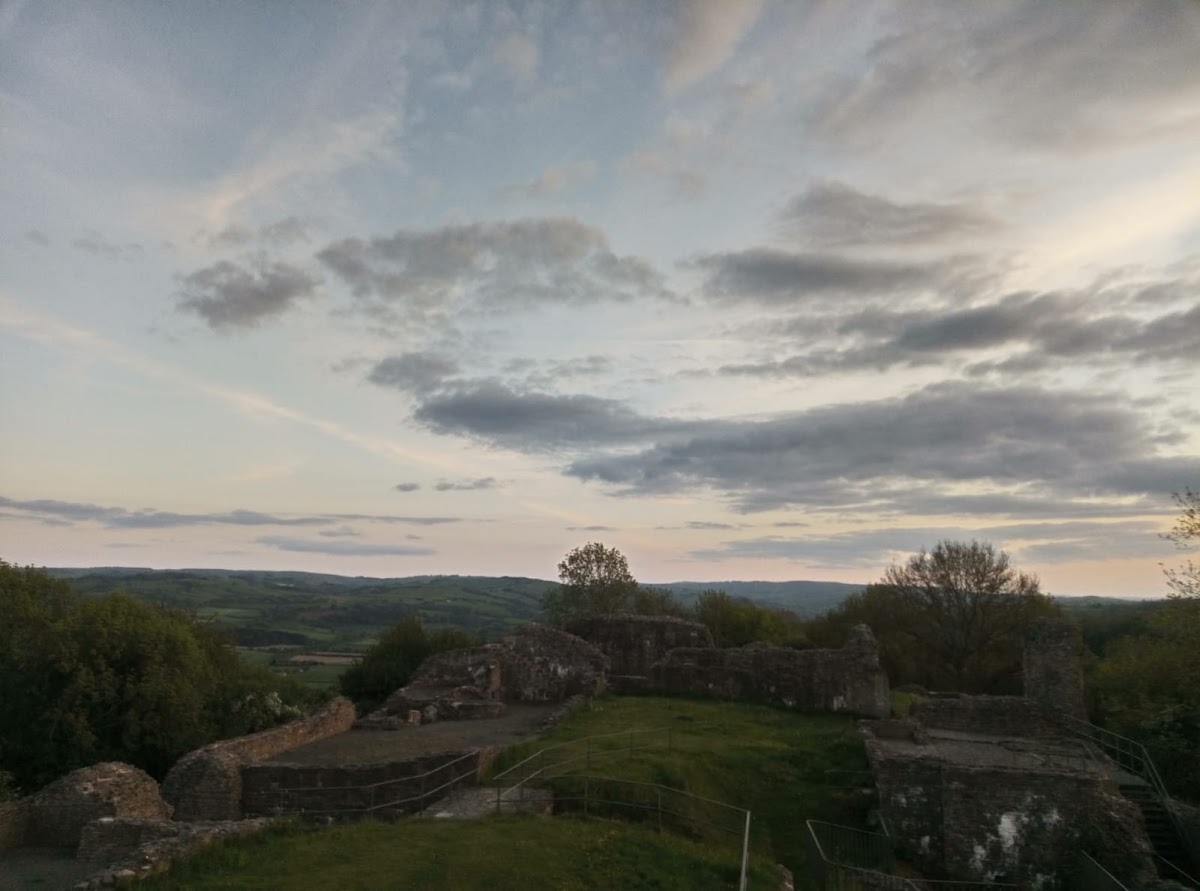 Dolforwyn Castle, further view
