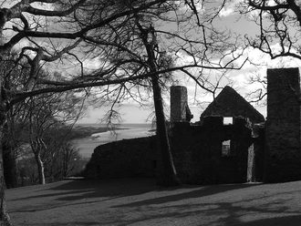 Dundrum Castle, County Down - second view