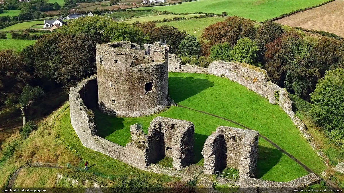 Dundrum Castle, further view