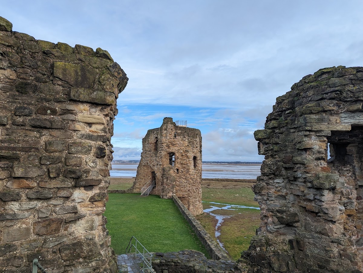 Flint Castle, further view