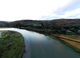 Glandyfi Castle, Ceredigion - second view