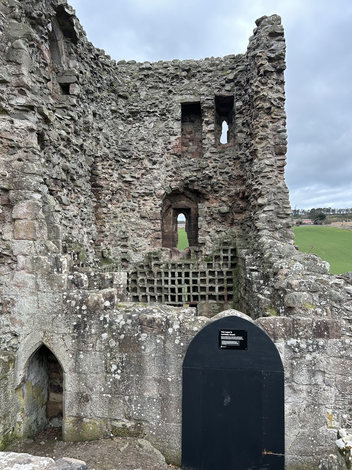 Hailes Castle, further view