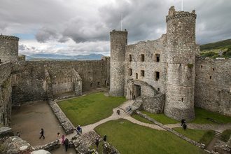 Harlech Castle, Gwynedd - second view
