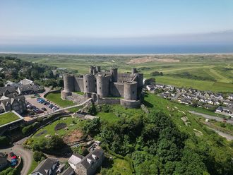 Harlech Castle, Gwynedd - third view