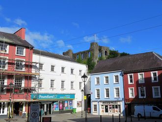 Haverfordwest Castle, Pembrokeshire - third view