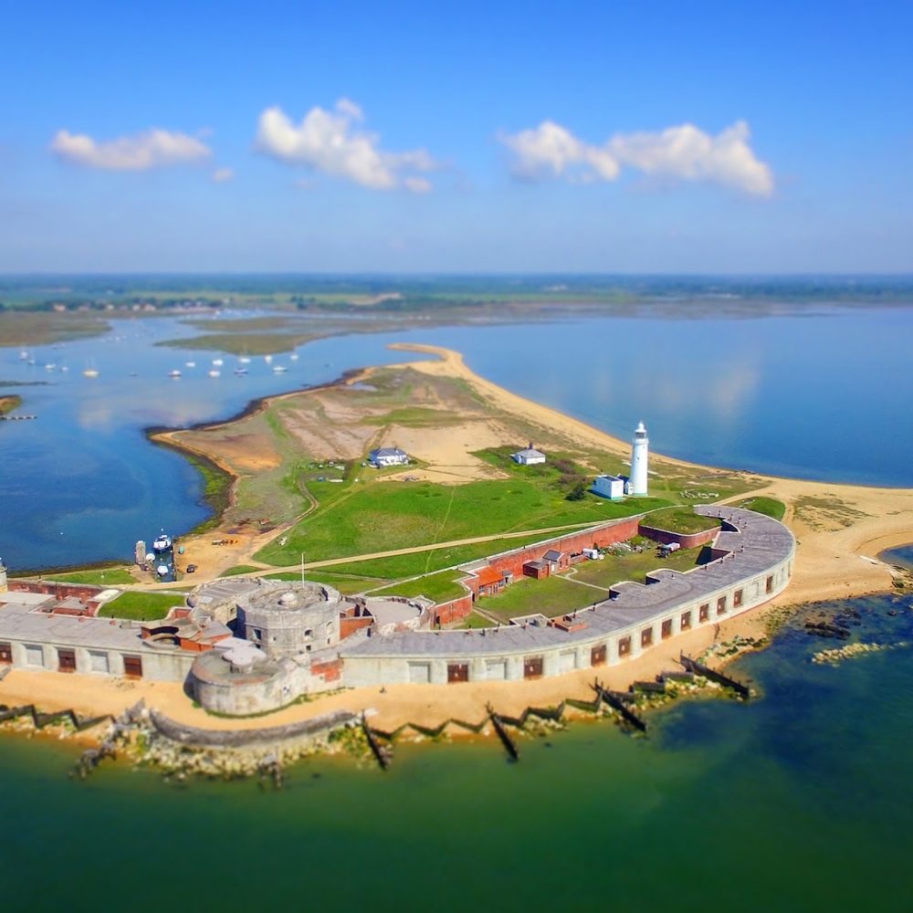 Hurst Castle, Hampshire - a Tudor fort dragged into the Napoleonic war and rearmed with heavier guns.