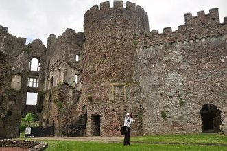 Laugharne Castle, Carmarthenshire - second view