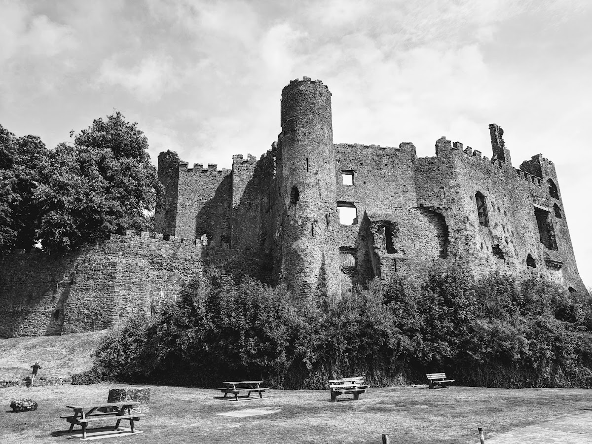 Laugharne Castle, further view