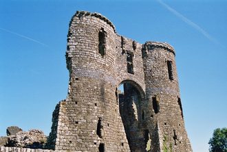 Llawhaden Castle, Pembrokeshire - second view