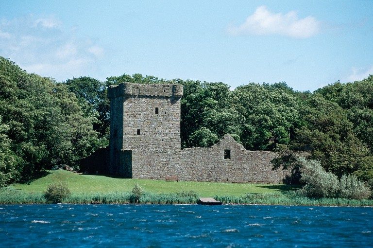 Lochleven Castle - the royal island tower where Mary, Queen of Scots was forced to abdicate in 1567.