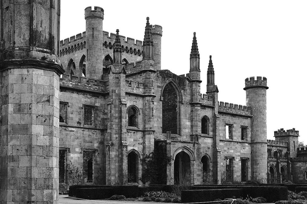 Lowther Castle in Cumbria, whose Lost Castle playground sits in the grounds of the ruin rather than beside the car park.