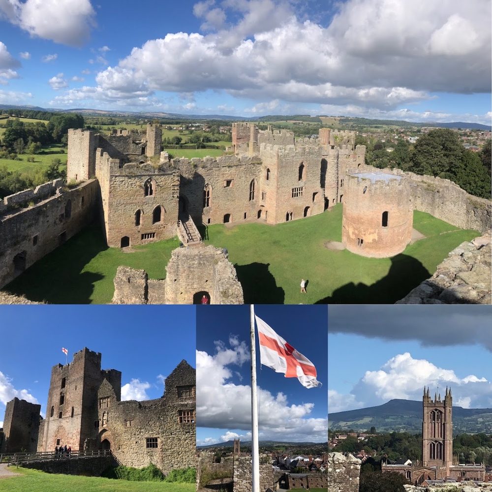 Ludlow Castle, Shropshire - a private Marcher stronghold that ended up governing the whole border.