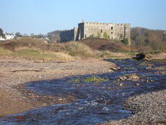 Manorbier Castle, Pembrokeshire - second view