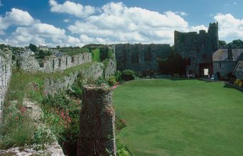 Manorbier Castle, Pembrokeshire - third view