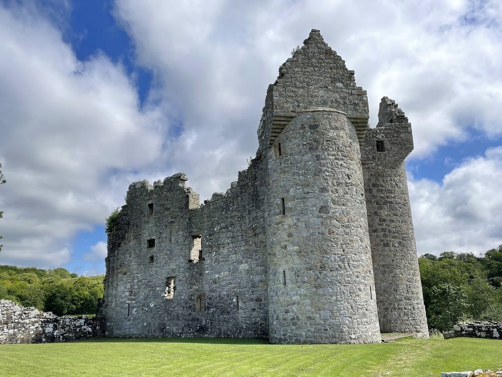 Monea Castle, County Fermanagh - a Scottish tower house in all but location, built for a Scottish planter around 1618.