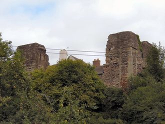 Monmouth Castle, Monmouthshire - third view