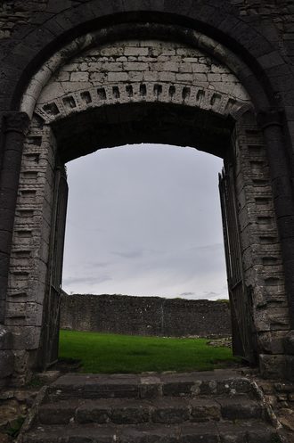 Newcastle (Bridgend) Castle, Bridgend - third view