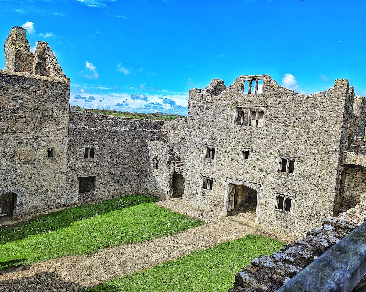 Old Beaupre Castle, further view