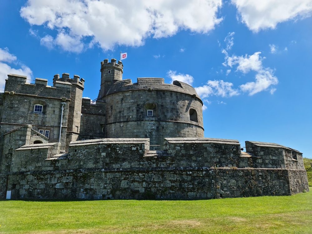 Pendennis Castle, Cornwall - a Tudor gun fort of the 1540s that was still an active coastal artillery position in the Second World War.