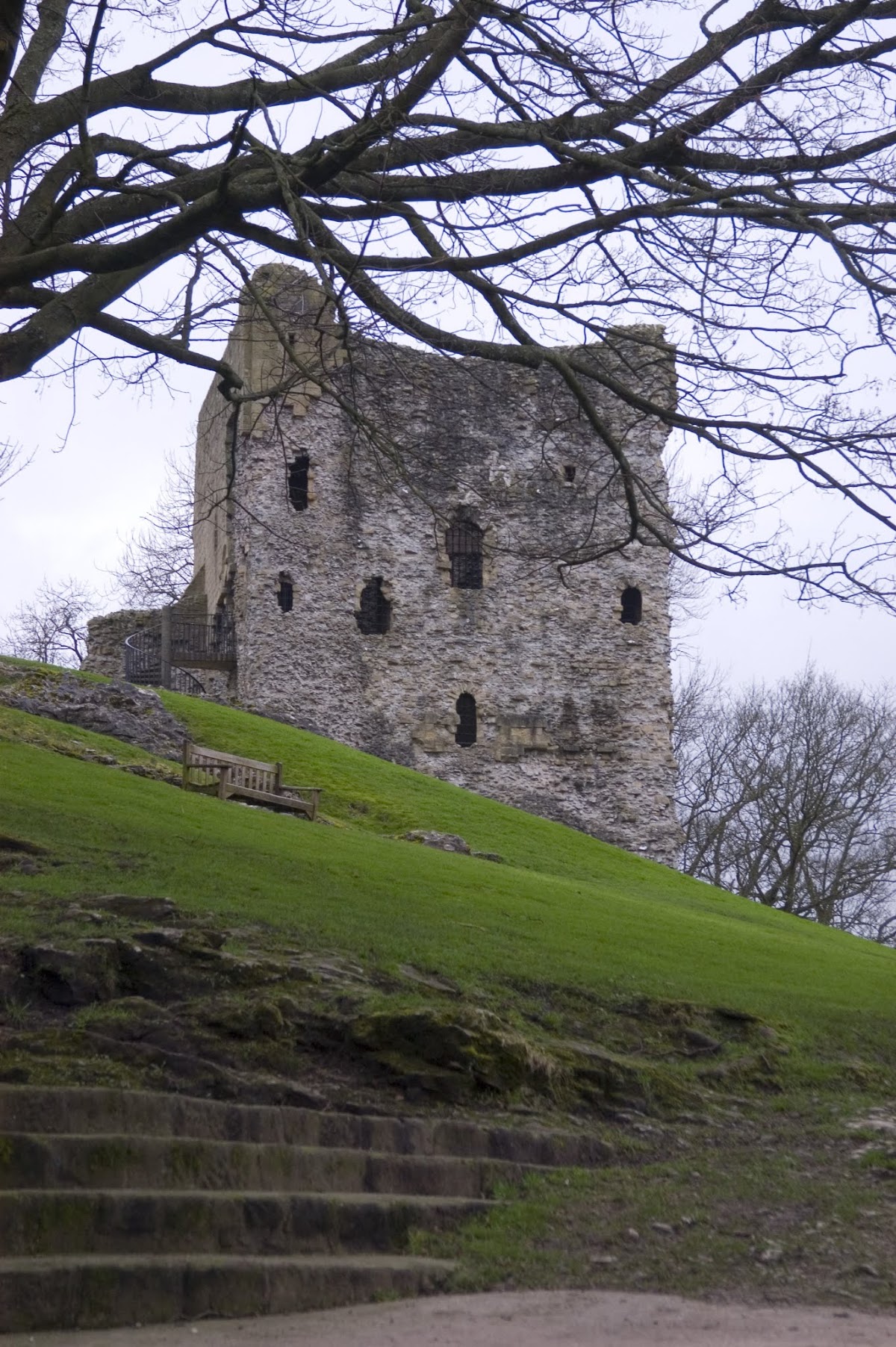 Peveril Castle, further view