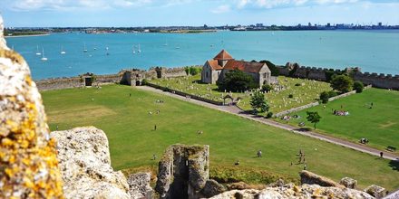 Portchester Castle, Hampshire - third view
