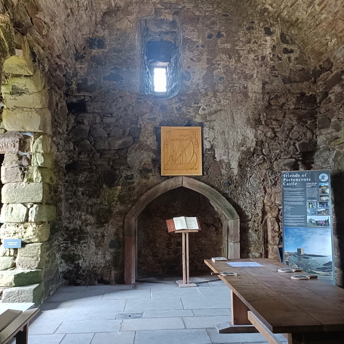 Portencross Castle, further view