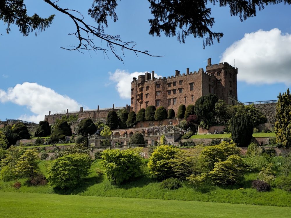 Powis Castle, Powys - four late 17th-century terraces cut into the rock below the castle, and one of the few British formal gardens the 18th century spared.