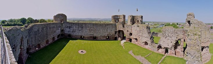 Rhuddlan Castle, Denbighshire - second view