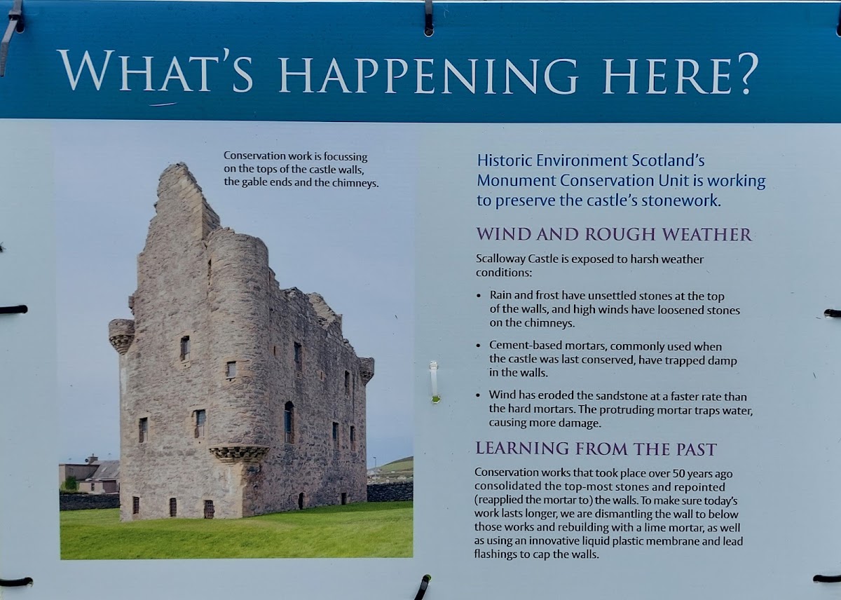 Scalloway Castle, further view