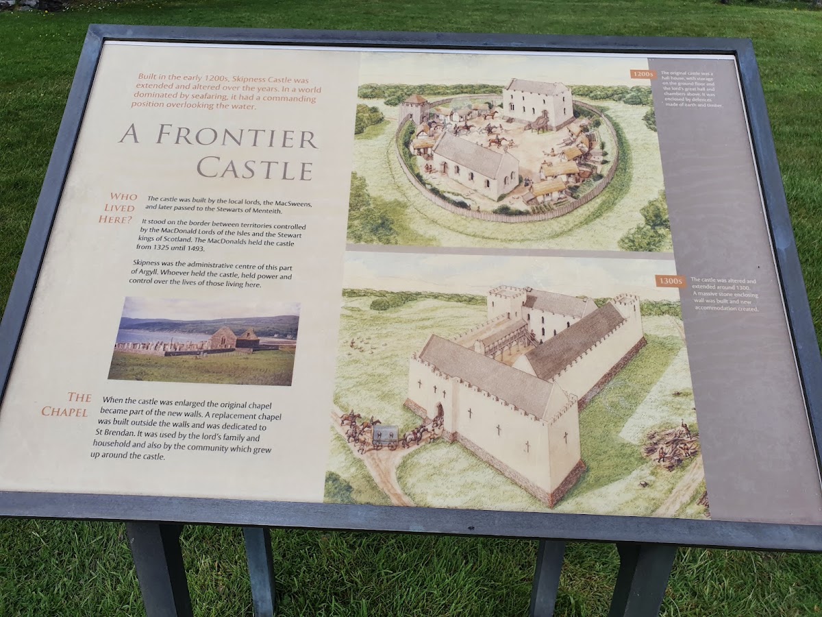 Skipness Castle and Chapel, further view